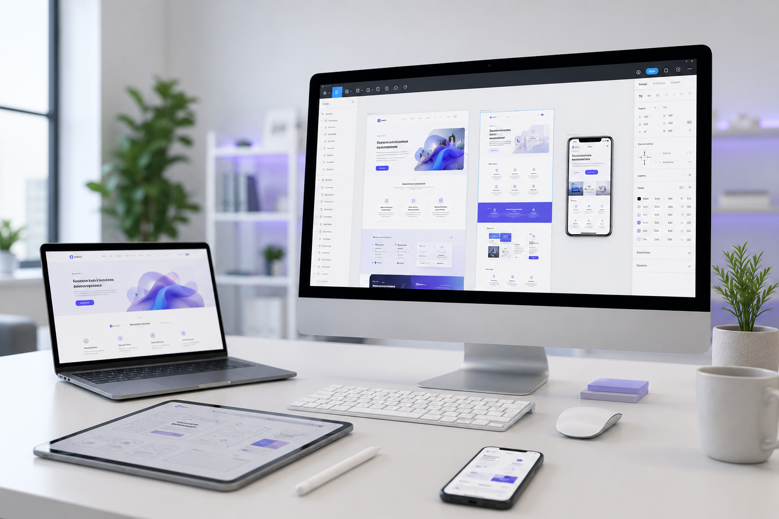 Profesionální tvorba webových stránek na míru nebo pronájem webu – HelpCorp × Easy Design